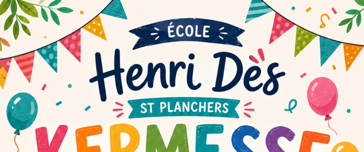 KERMESSE à l’école de Saint Planchers